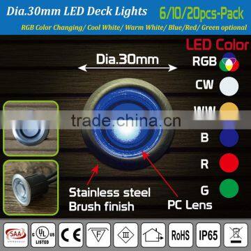 Color Changing by Remote Controller LED Outdoor Floor Light/ Plinth Light Set