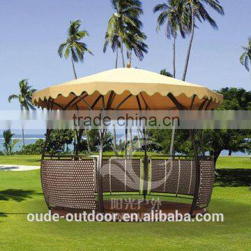 Professional Supply Garden Wicker Gazebo PE Rattan Patio Gazebo