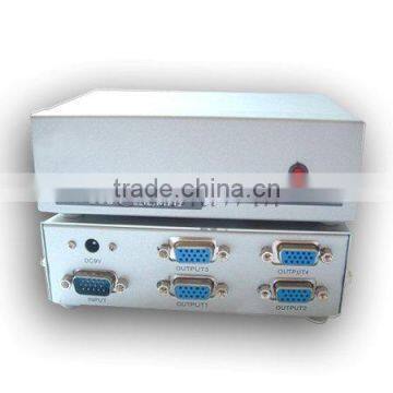 250MHZ 4 Port VGA Splitter/4 port vga monitor switch