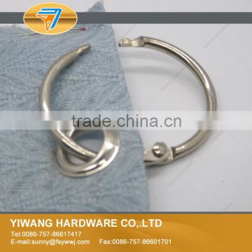 10years manufacture wholesale 25mm open nickel binder rings for notebook