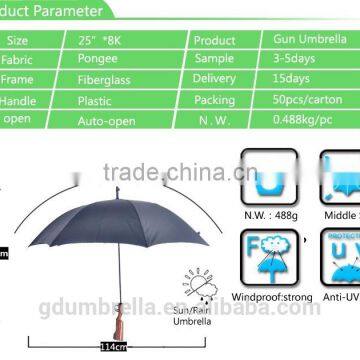 High Quality Windproof Promotional Gun Umbrella photo-6