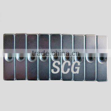 N48 Neodymium NdFeB block Magnet with countersunk hole                        
                                                Quality Choice
