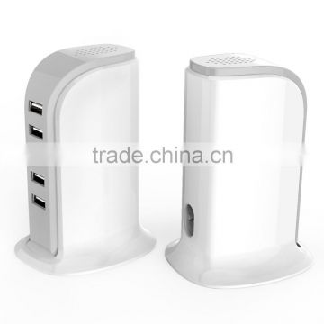 Wholesale High Quality 5 Ports 6A Multi USB Home Charger For iPhone Samsung (EU/UK/US Plug)