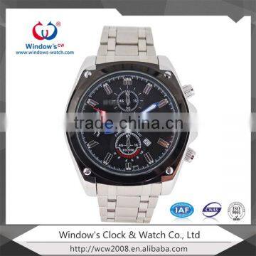 Business mens custom quartz watch multifunction watch