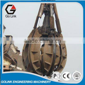 lower price orange peel grab for excavator