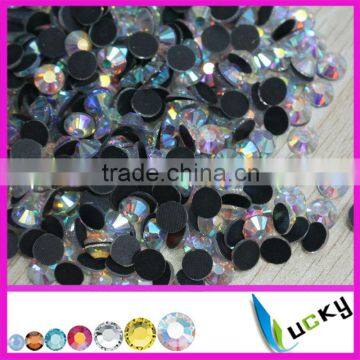Factory Price A+ Quality DMC Flat Back Hotfix Faux Diamant Iron on Strass Cristal Beads photo-3