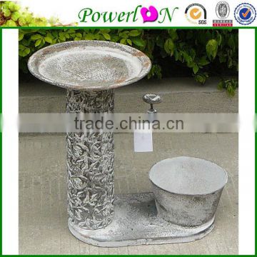 Popular Novelty Metal Bird Freeder Plant Pot Garden Ornament For Patio Backyard I29M TS05 X00 PL08-6142