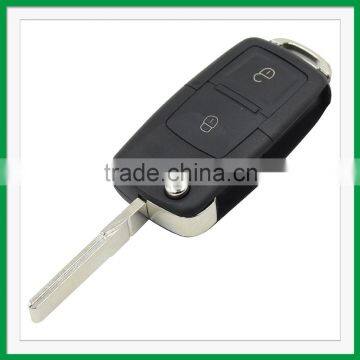 Best Price Flip Remote Key Case for VOLKSWAGEN VW Passat Golf Beetle GTI Rabbit 2 Button