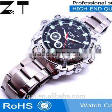 QZT good quality Ultra thin HD 1080P and 720p spy watch camera Digital watch recorder