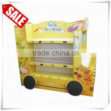 Wholesale customized cardboard pdq display shelf