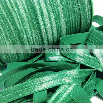 wholesale light emerald green fold over elastic trim