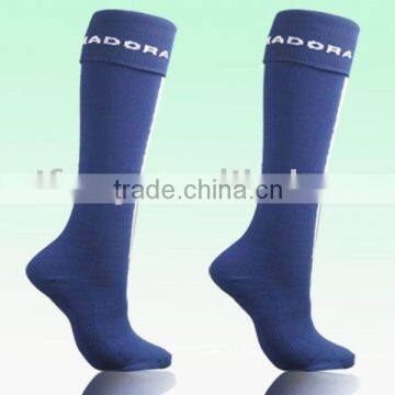 2016 Navy blue nylon football/ soccer socks