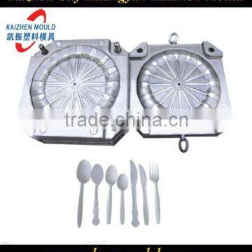 Supply injection disposable spoon mould plastic commodity fork mould supplier