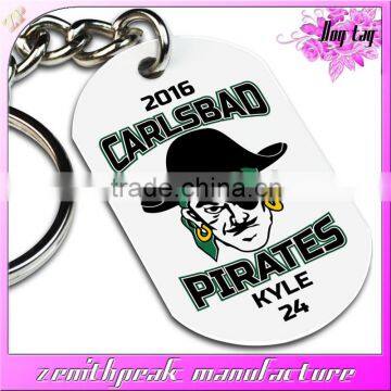 Wholesale custom cheap engraved metal military dog tag