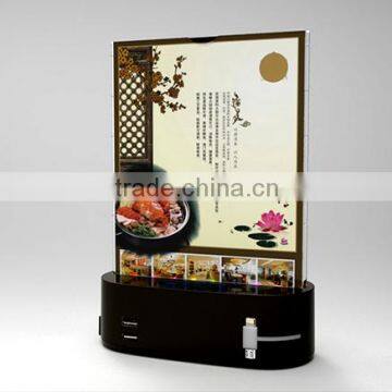 Best For Coffee Shop Hotel Menu Holder Mobile Power Bank With Advertisement photo-2