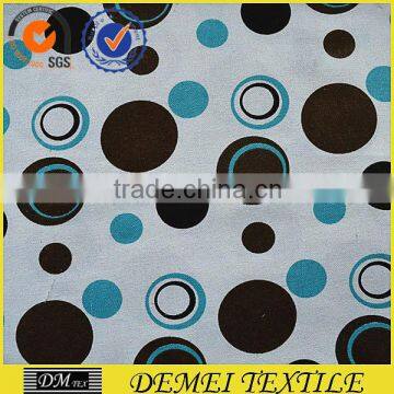 crewel cotton fabric dot printing canvas from shaoxing