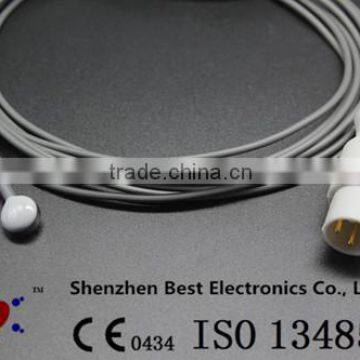 Air shield 6.867K Temperature Probe/ Sensor for Pediatric Skin, 3m, Din 3pin