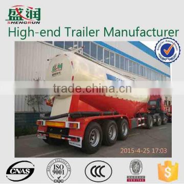 China manufacturers cement bulker/bulk dry powder semi trailer/tri-axle cement tank semi trailer for sale