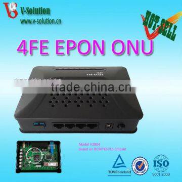 4*100M Ethernet Cortina EPON ONU gepon gpon onu sfp