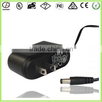 US Plug 100-240V AC 5.5x2.5mm DC 6V 2A Power Supply Adapter Cable Black