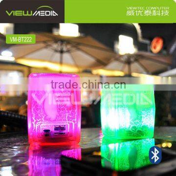 VM-BT222 Speaker bluetooth with led light special texture