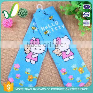 Custom Breathable Young Girl Sex White Girls Child Sock Tube Cartoon Socks