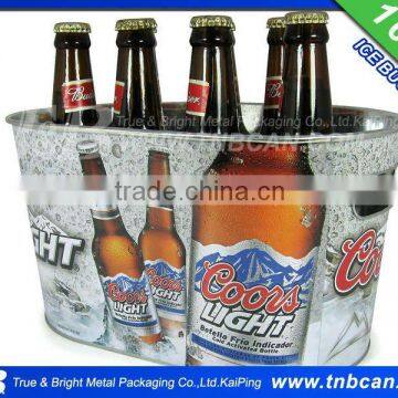 Inner Handle colourful paint Ice beer Bucket