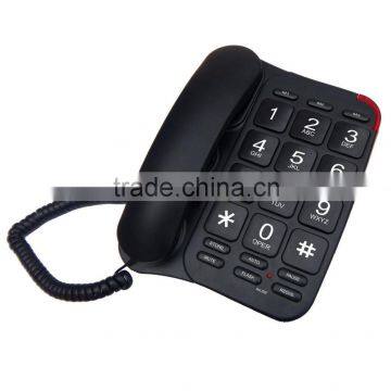 Wall Mountable Big Button Corded Phone with LED Indicator