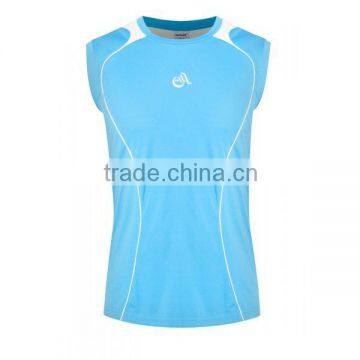 Men 100% Polyester Cycling Singlet photo-2
