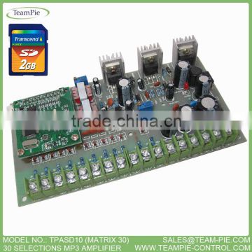 30 CHANNELS MP3 AMPLIFIER BOARD, MP3 BOARD, AMPLIFIER BAOARD