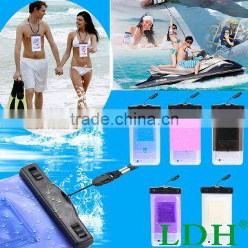 6s/ Plus Waterproof Bag Phone 100% Sealed Crystal Cases For Apple IPhone 6 6S Plus Watertight Soft Clear Touch Safe Diving Pouch photo-6