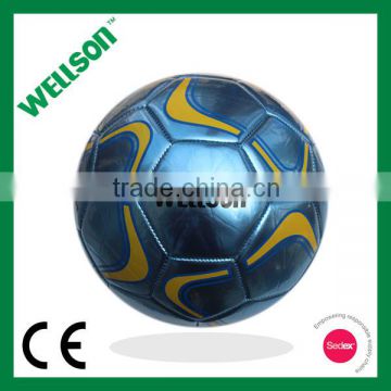 Promotional metallic shine PVC football