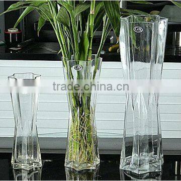 New Arrival crystal glass plant vases for wedding(R-1473