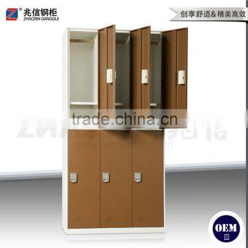 Compartment 6-door Steel Locker Digital Lock Wardrobe Locker Furniture photo-4