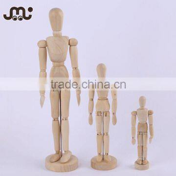 Soft adjustable wooden joint doll