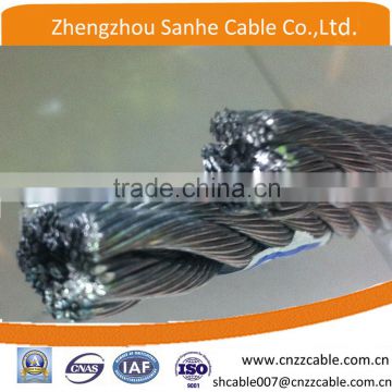 galvanized Aircraft Steel Wire Rope cable 7x7, 7x19, (1/16, 3/32, 1/8, 5/32, 1/4)