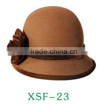 2012 fashion women wool felt cloche hat