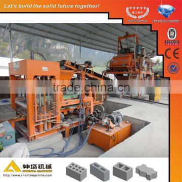 Excellent performance. QTY4-15 hydraulic automatic cement brick plant