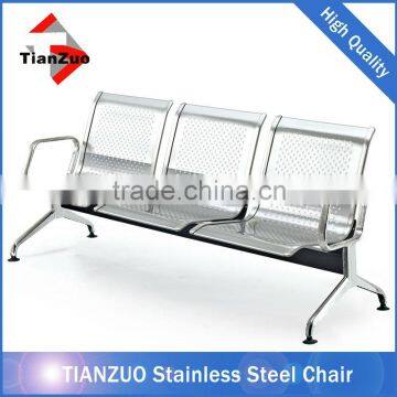 Stainless Steel Three Seater Waiting Chair