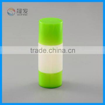 Three tube cosmetic lotion pump bottle