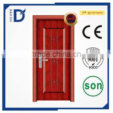 High Quality Steel Wooden Interior Room Home Door China Manufacturer photo-3