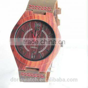 hot wood watch style made of nature wood and Japan movement hot selling