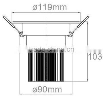 3.5 Inch 15watt 16w 18 Watts Cob Led Downlight 3000K 4000K 5000k 6000K photo-5