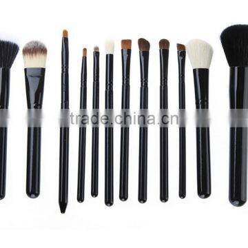 New 12pcs 12 Professional Makeup Brush Set Cosmetic Brush Kit Makeup Tool With Cup Leather Holder Case photo-2
