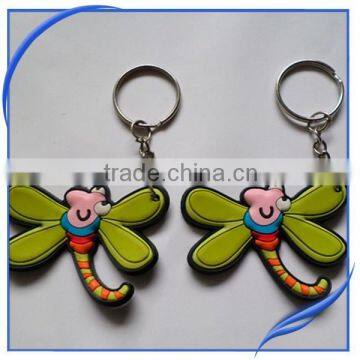 cute pvc pendant wholesale key ring chain