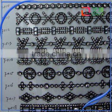 Strass for Shoes Hearts Pearl Rhinestone Banding Black/Red/Green/Clear Dress Mermaid Wedding Rhinestone photo-6