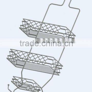 Bamboo shower caddy and Teak shower caddy