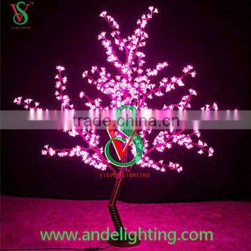 Waterproof pink Cherry blossom LED Light Trees with 1728 LEDs