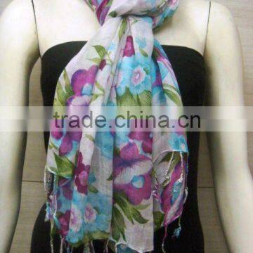 Rayon Printed Women Scarfs/Scarves/Fashion 2013