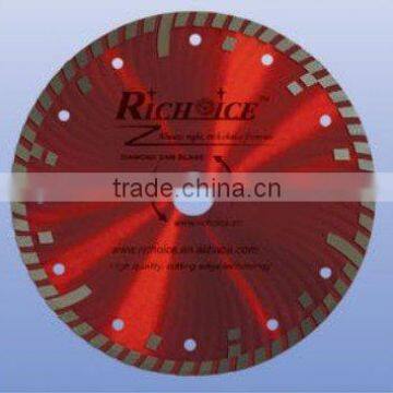 turbo saw blade with protection teeth